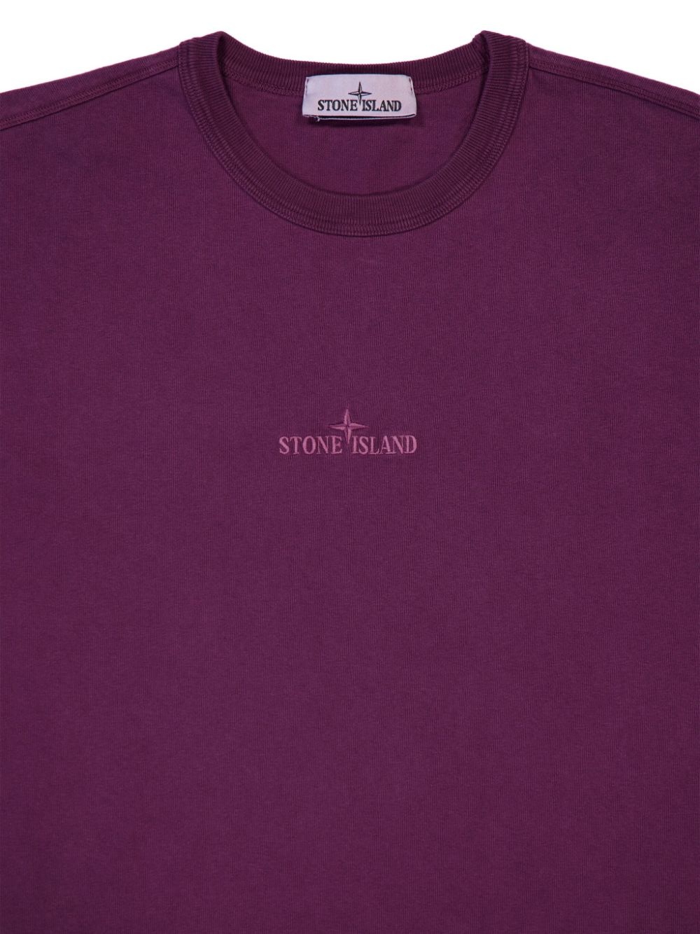 logo embroidered t-shirt - 3