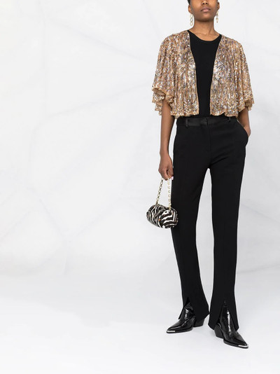 DSQUARED2 sequin-embellished cape outlook