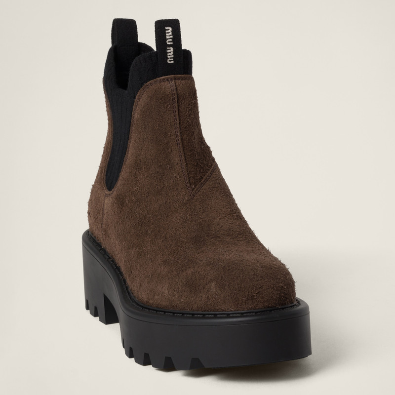 Suede booties 4