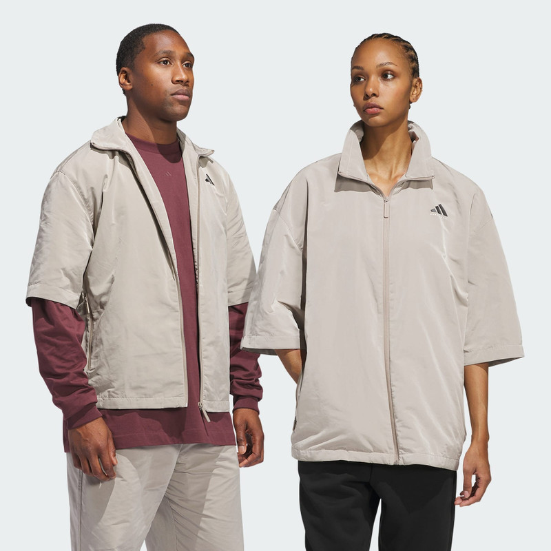adidas adidas Basketball Full-Zip Shooting Shirt (Gender Neutral) outlook