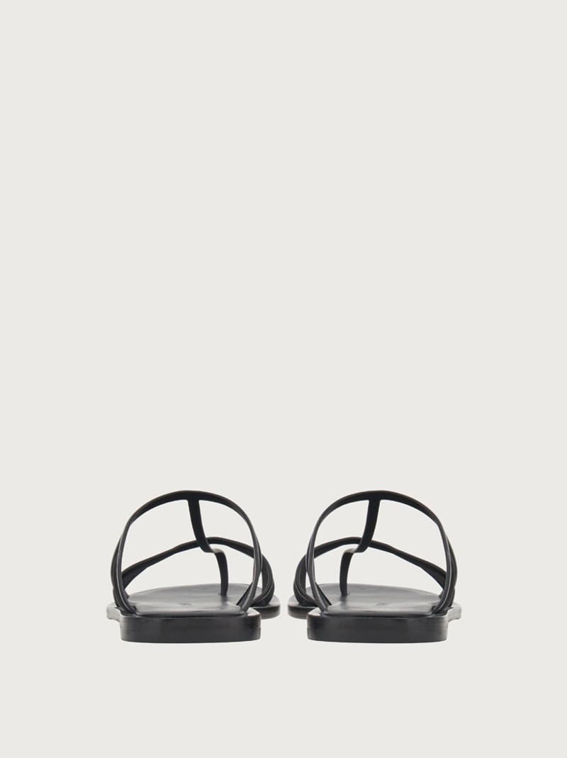 FERRAGAMO THONG SANDALS WITH SQUARE TOE outlook