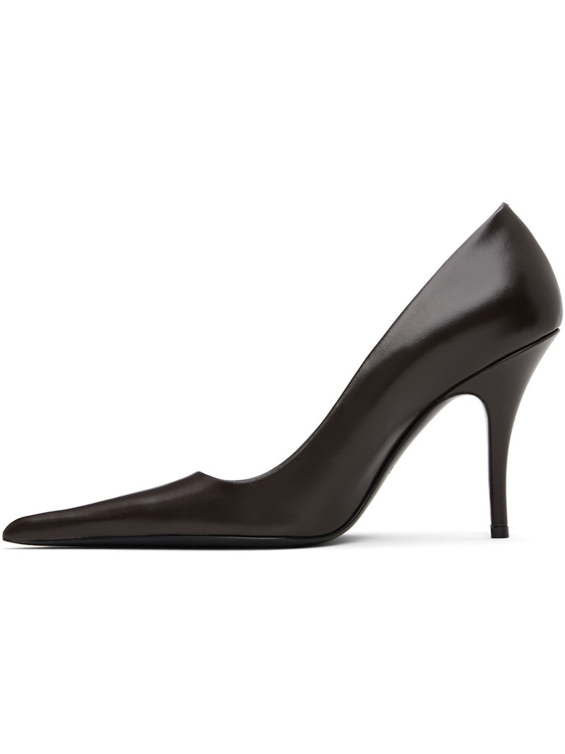 Brown Sharp Pump Heels 3