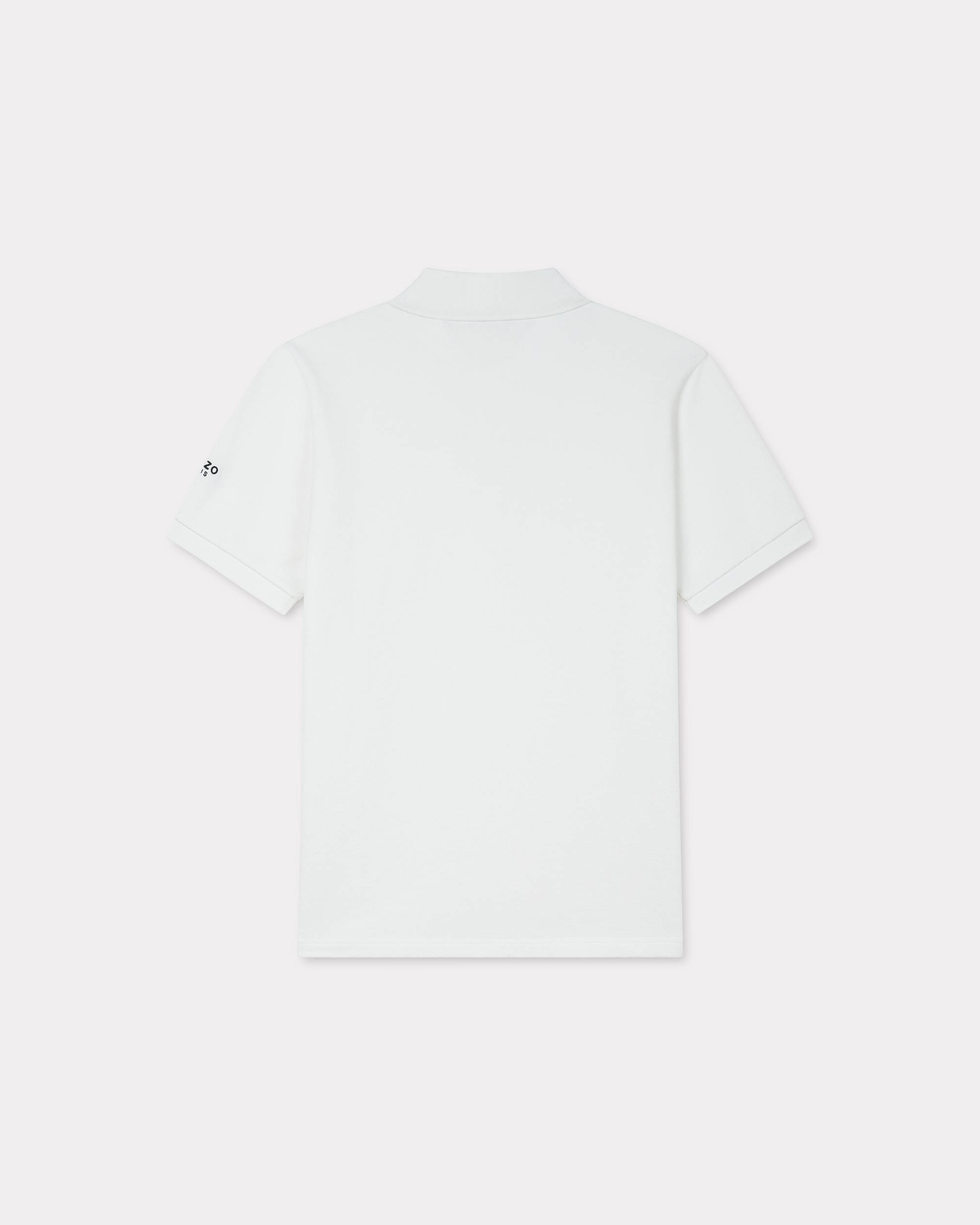 'Boke Flower' embroidered slim polo - 2