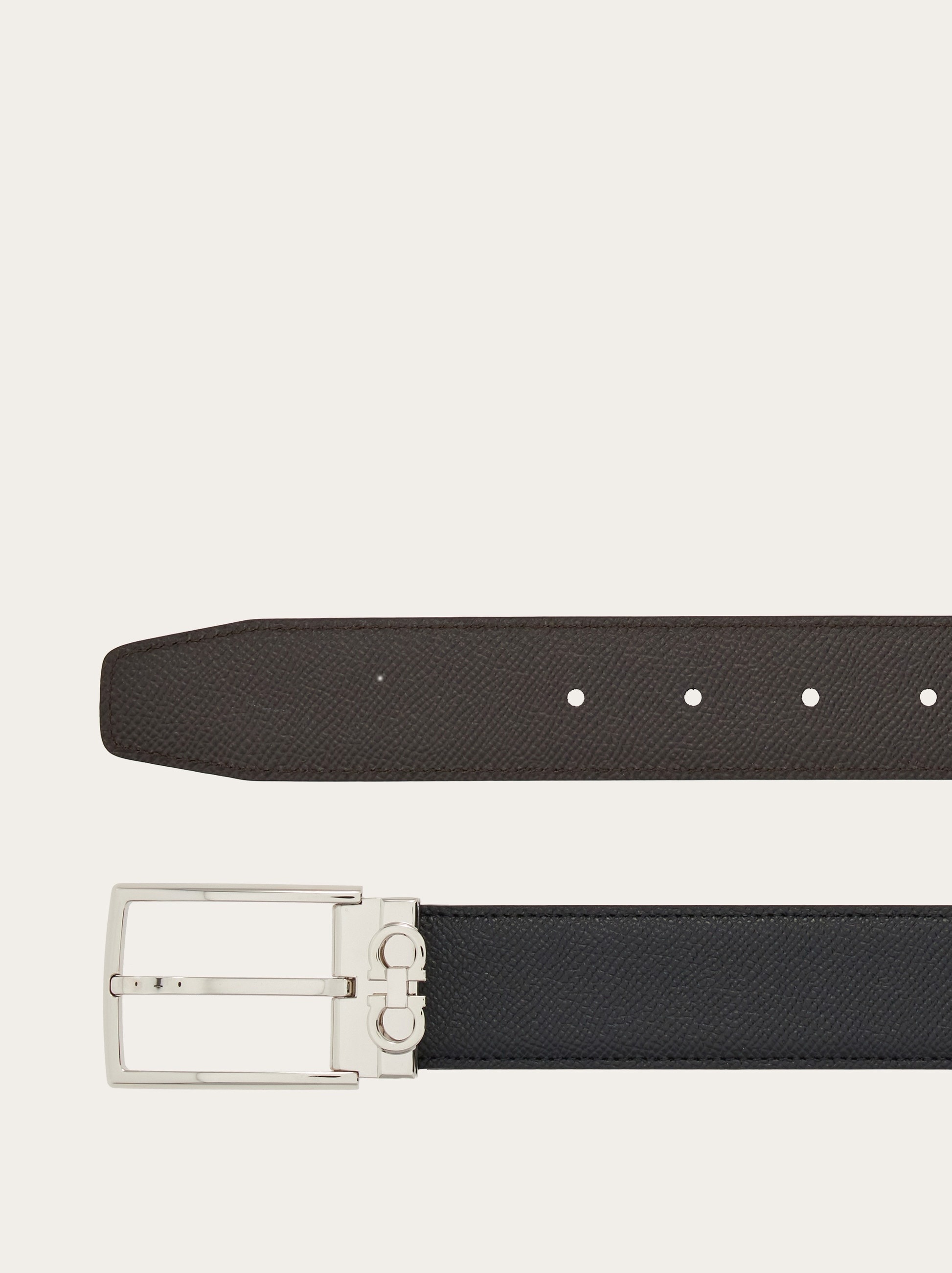Reversible and adjustable Gancini belt - 2
