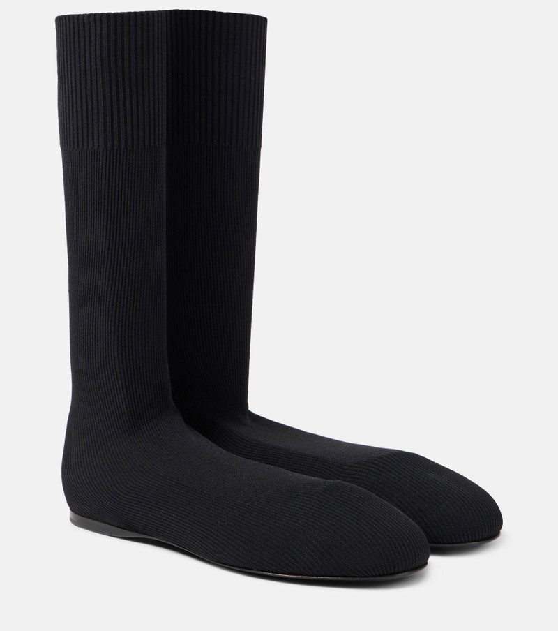 Tee knit sock boots - 1