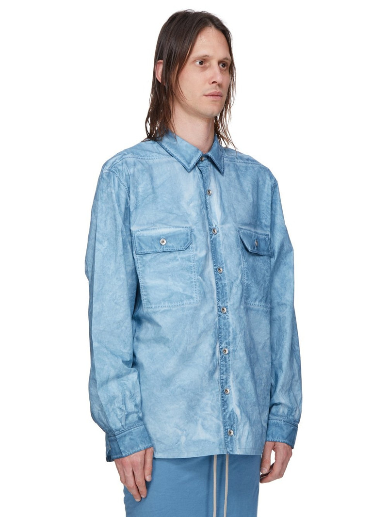 Rick Owens DRKSHDW Jumbo Outershirt 포일 면 outlook