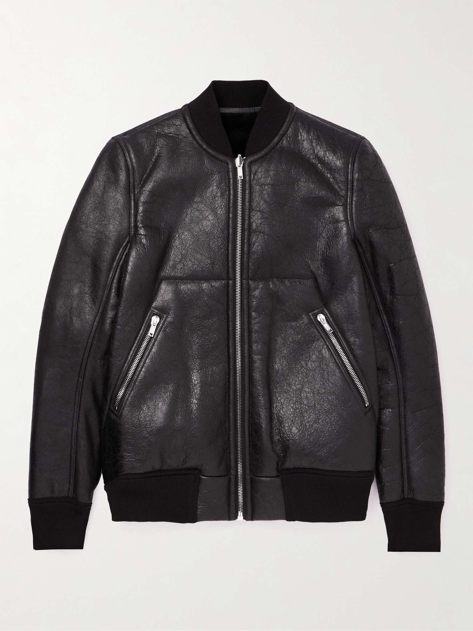 Rick Owens Luxor Shearling Bomber Jacket | REVERSIBLE