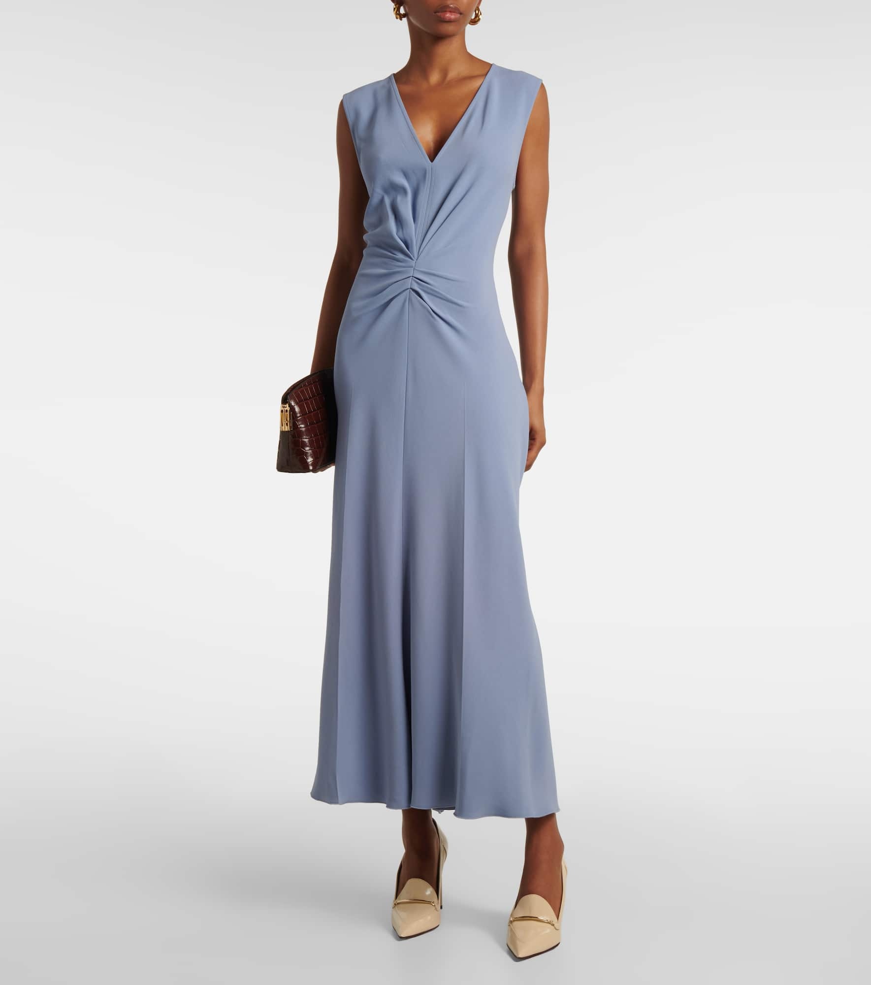 Gathered midi dress - 2
