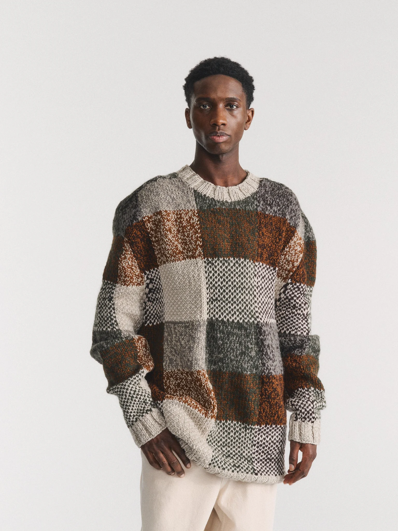 PATCHWORK JUMPER - WOALP PATCH - MIXED COLORS - 1