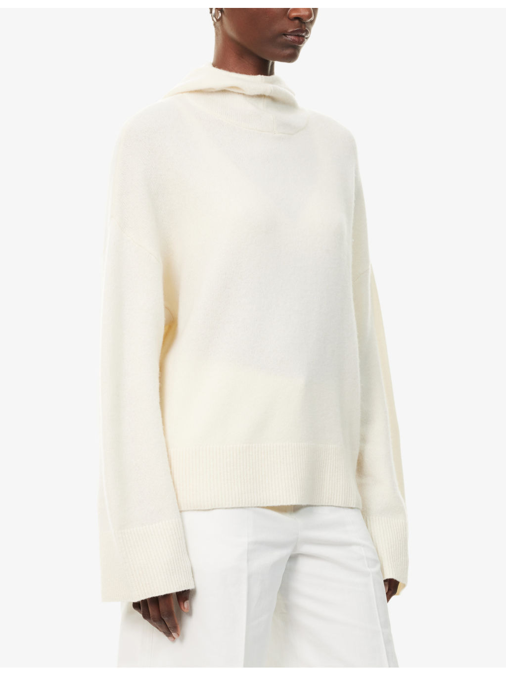 Evette Relaxed-Fit Wool Hoodie - 3