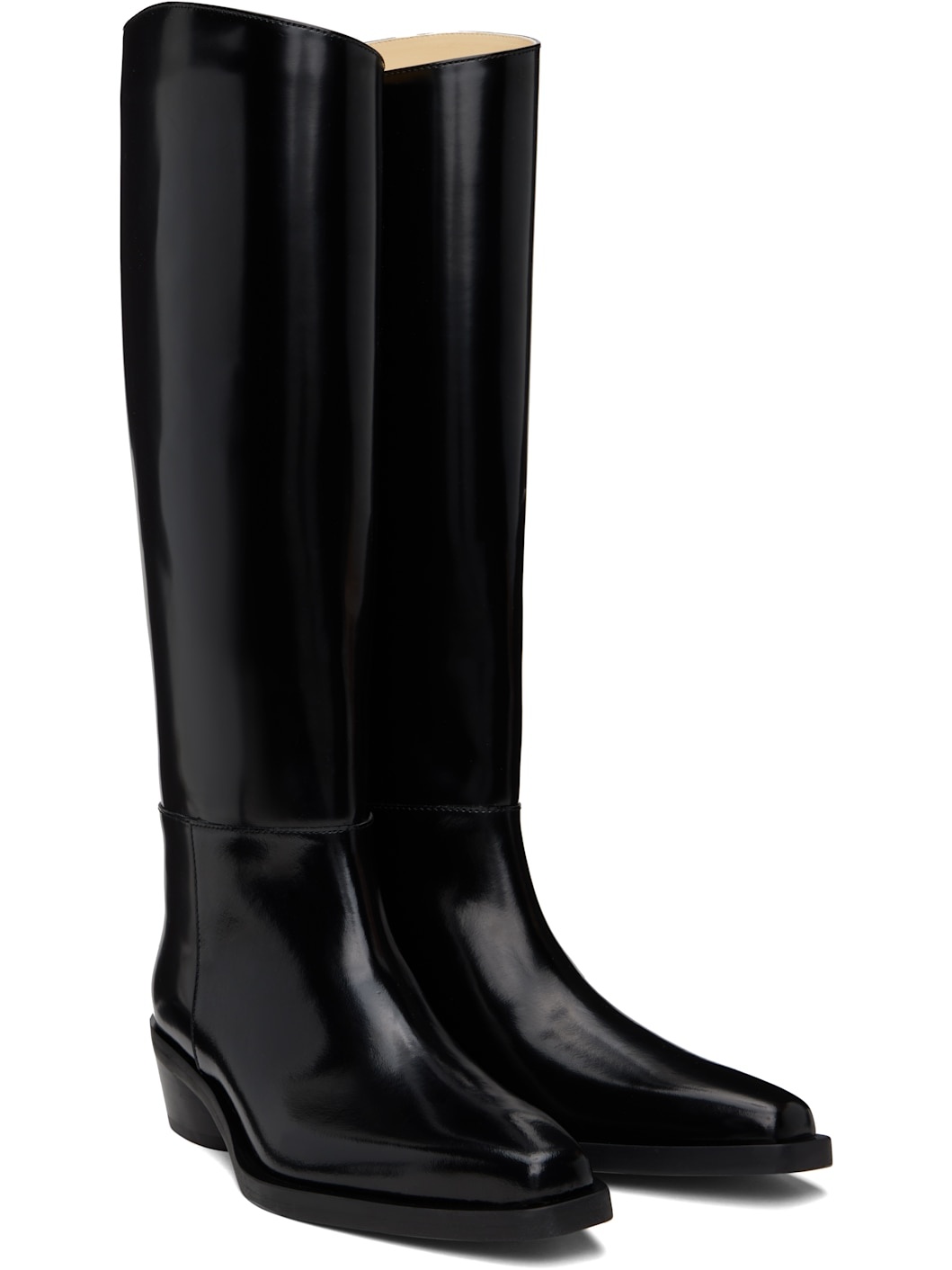 Black Bronco Tall Boots - 4