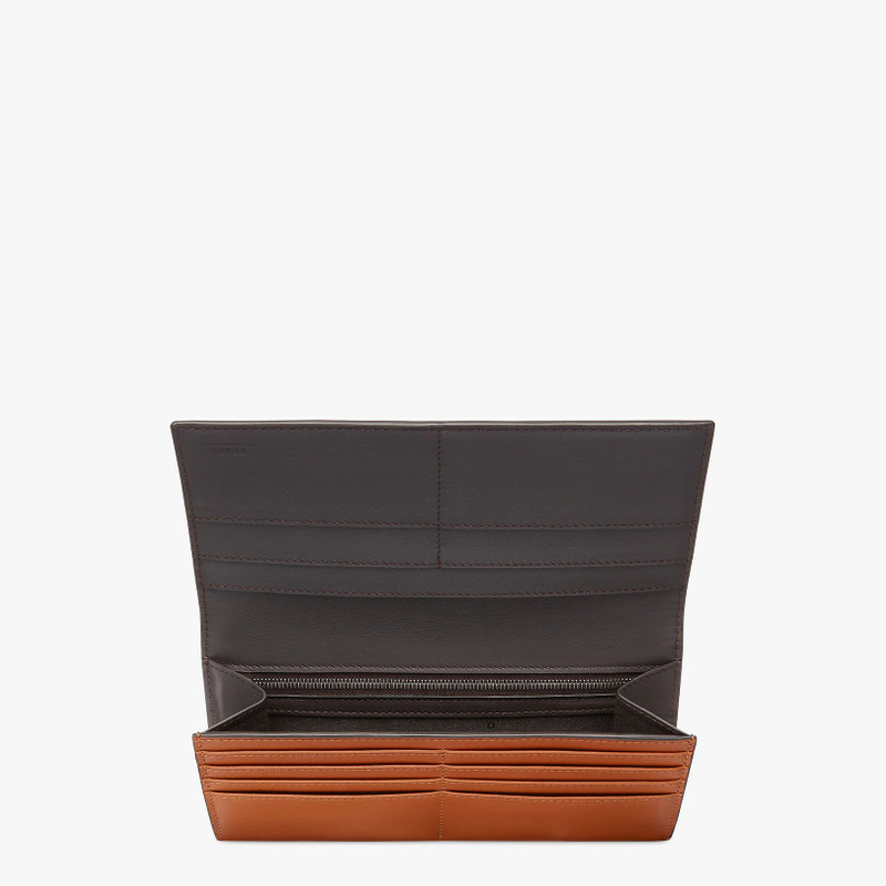 FENDI Brown leather wallet outlook