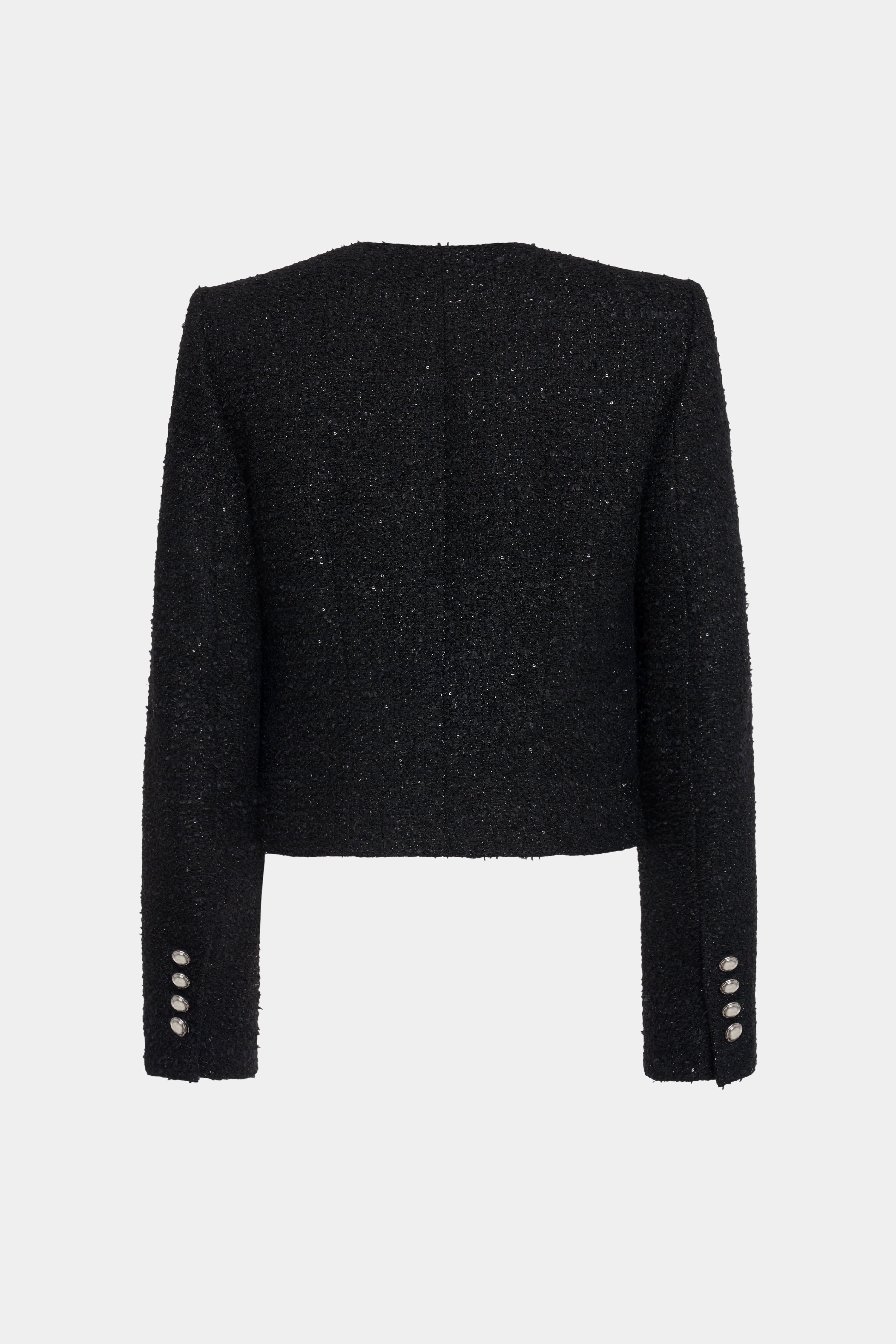 SEQUIN TWEED JACKET - 2