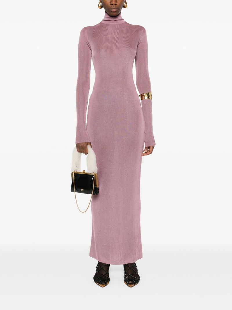 SAINT LAURENT long-sleeve maxi dress outlook