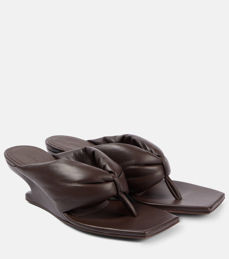 Cantilever 45 leather thong sandals - 1