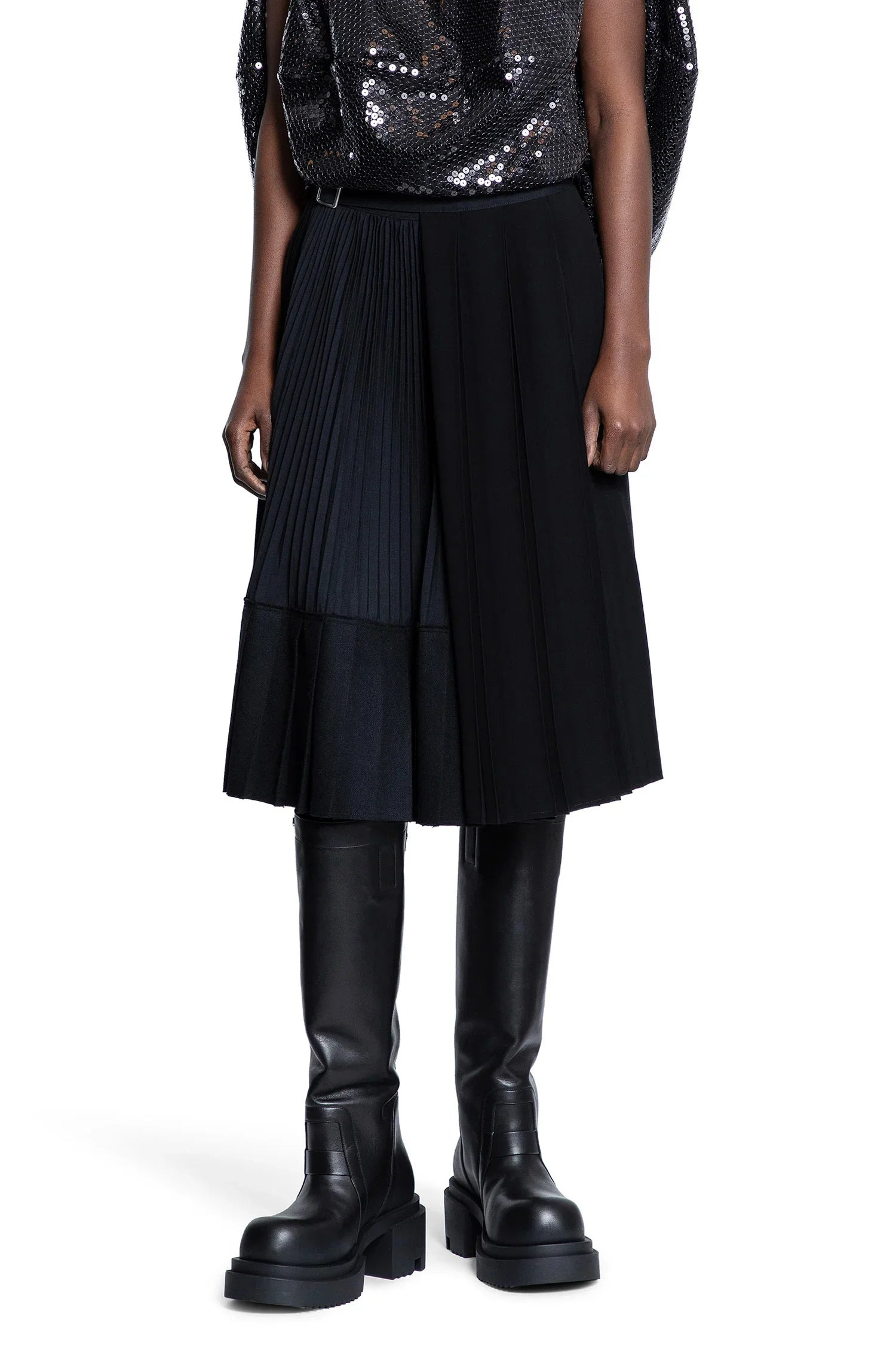 Spliced-Pleated-Skirt - 5