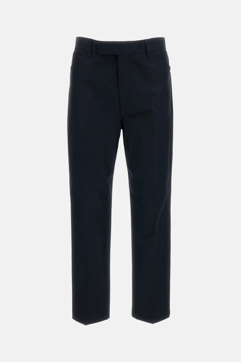 Flowing cotton gabardine chino pants - 1