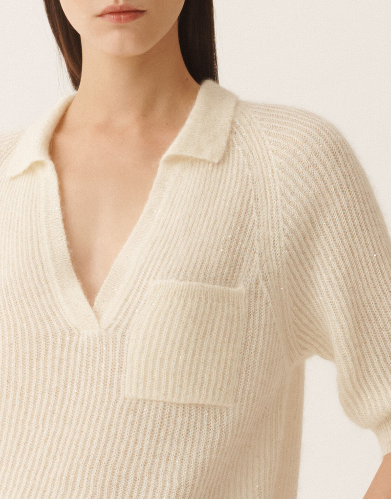Mohair polo with sequins 5