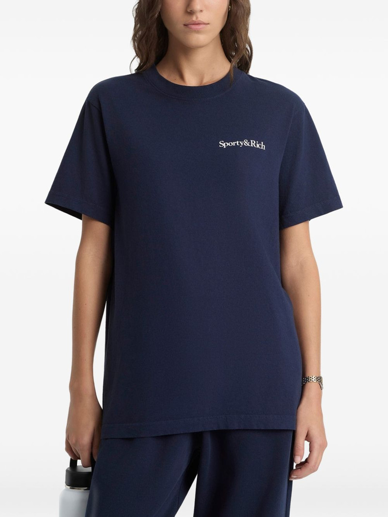 Sporty & Rich logo-print T-shirt outlook