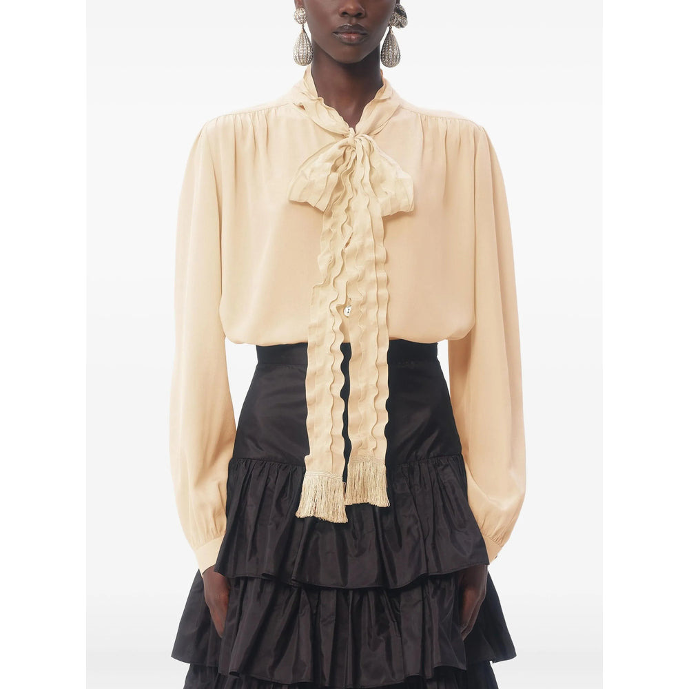Valentino Neutrals Tops - Blouses Women - 4