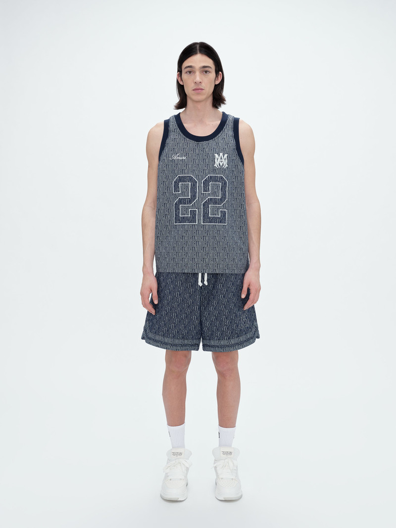 AMIRI JACQUARD BBALL JERSEY 2