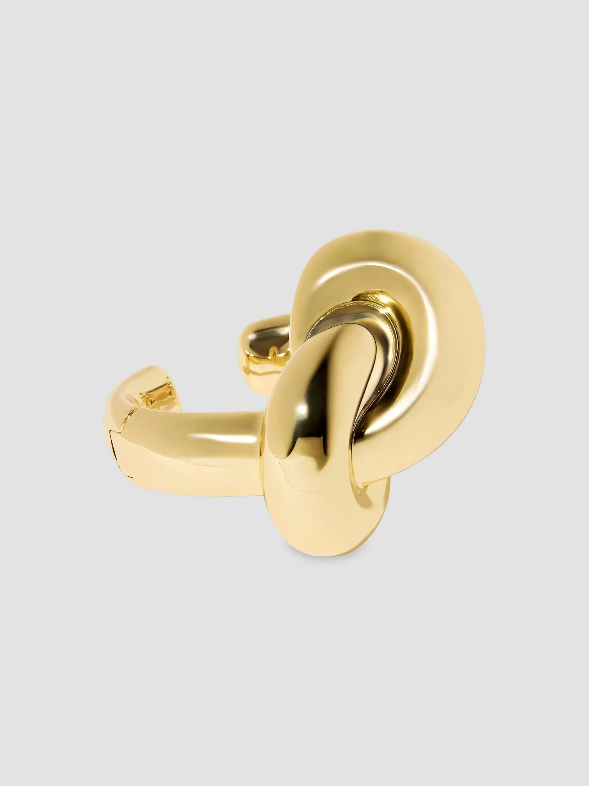 Women's Knot 10K-Gold-Plated Cuff - Yellow Gold - 1