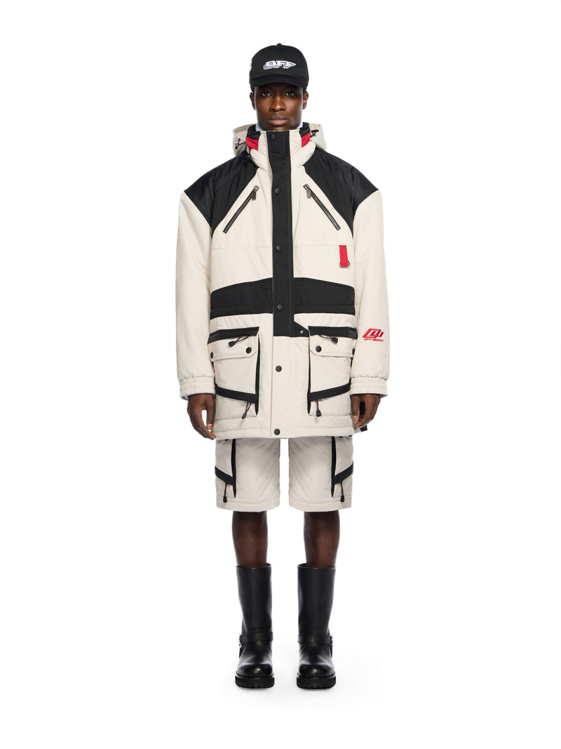 Sporty Ow Col Block Parka - 1