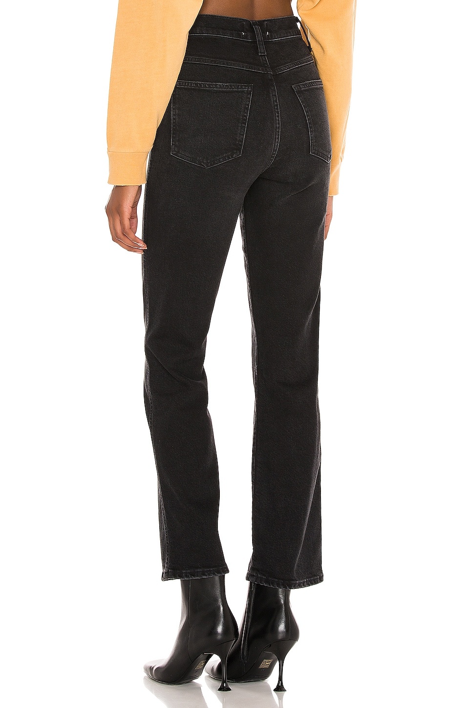 Pinch Waist High Rise Kick Flare - 3