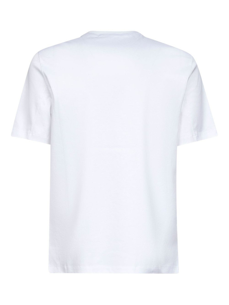 Brunello Cucinelli athletic club-print T-shirt outlook