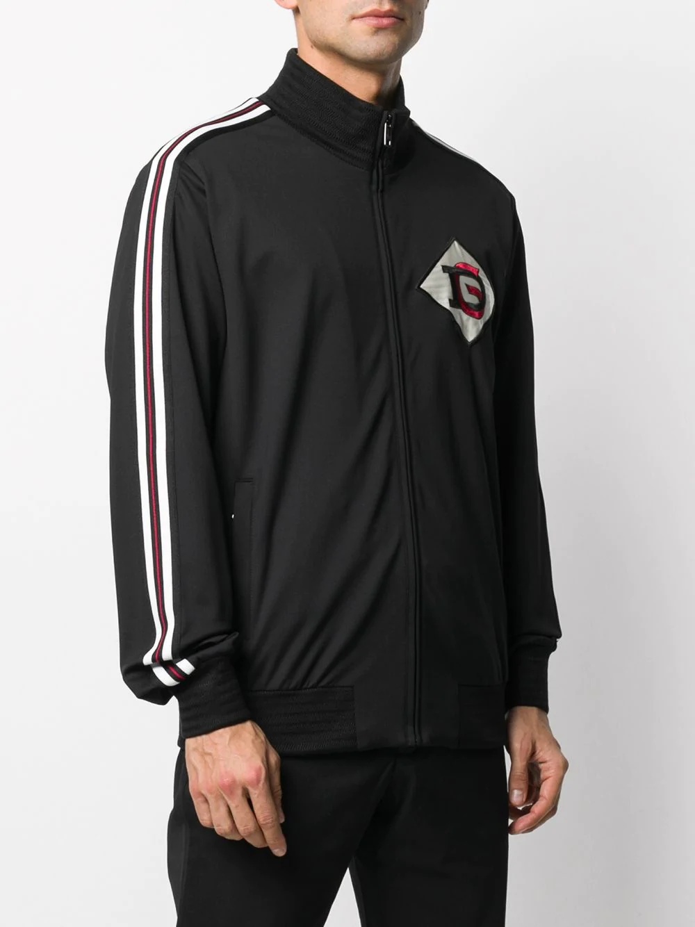 chest logo track jacket - 3