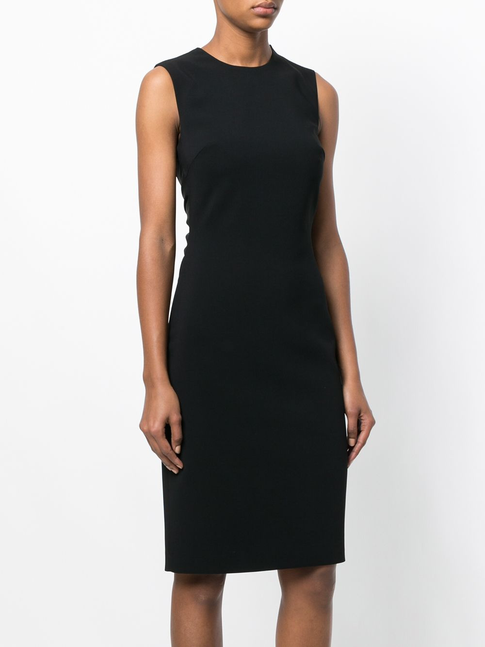 open back tie waist dress - 3