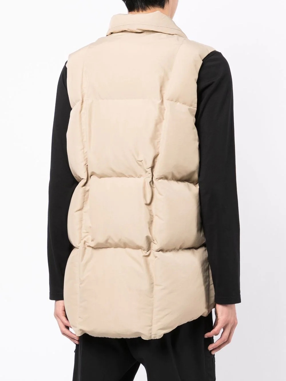 high-neck padded gilet - 4