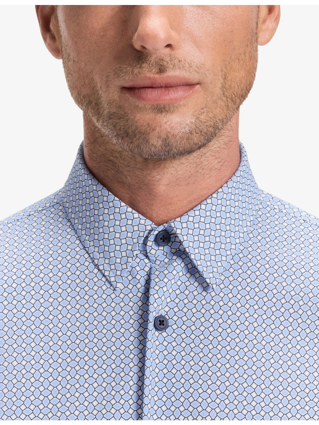 Printed Slim-Fit Woven Shirt - 5
