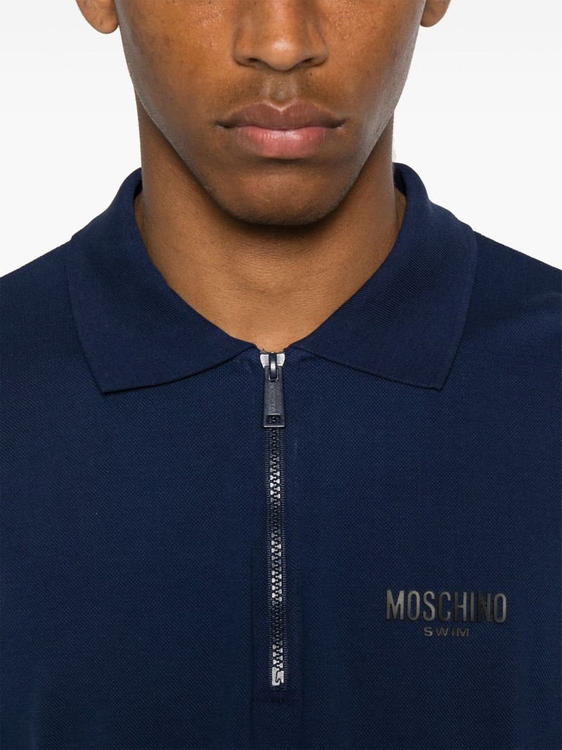 logo-print polo shirt 4