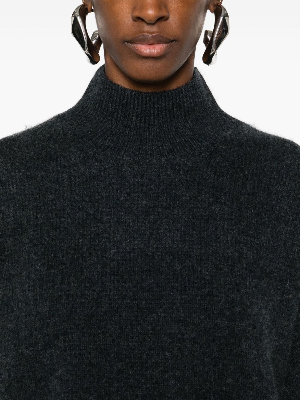 drop shoulder sweater - 5