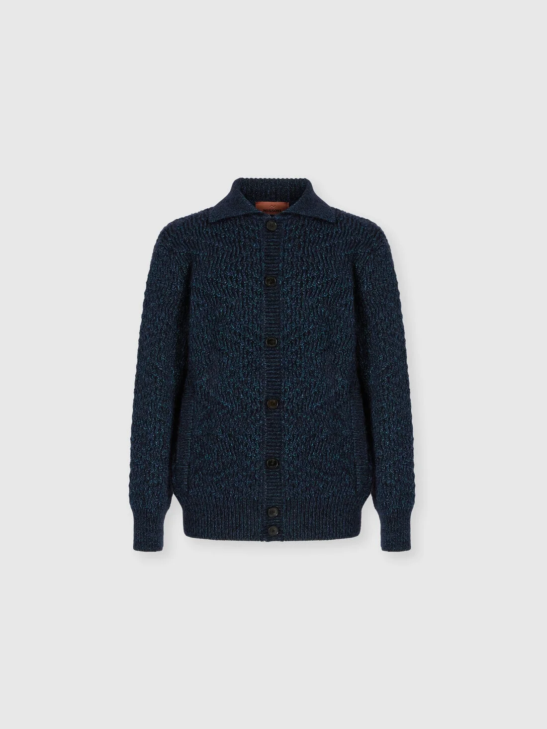 Oversized wool-blend cardigan with alpaca - 1