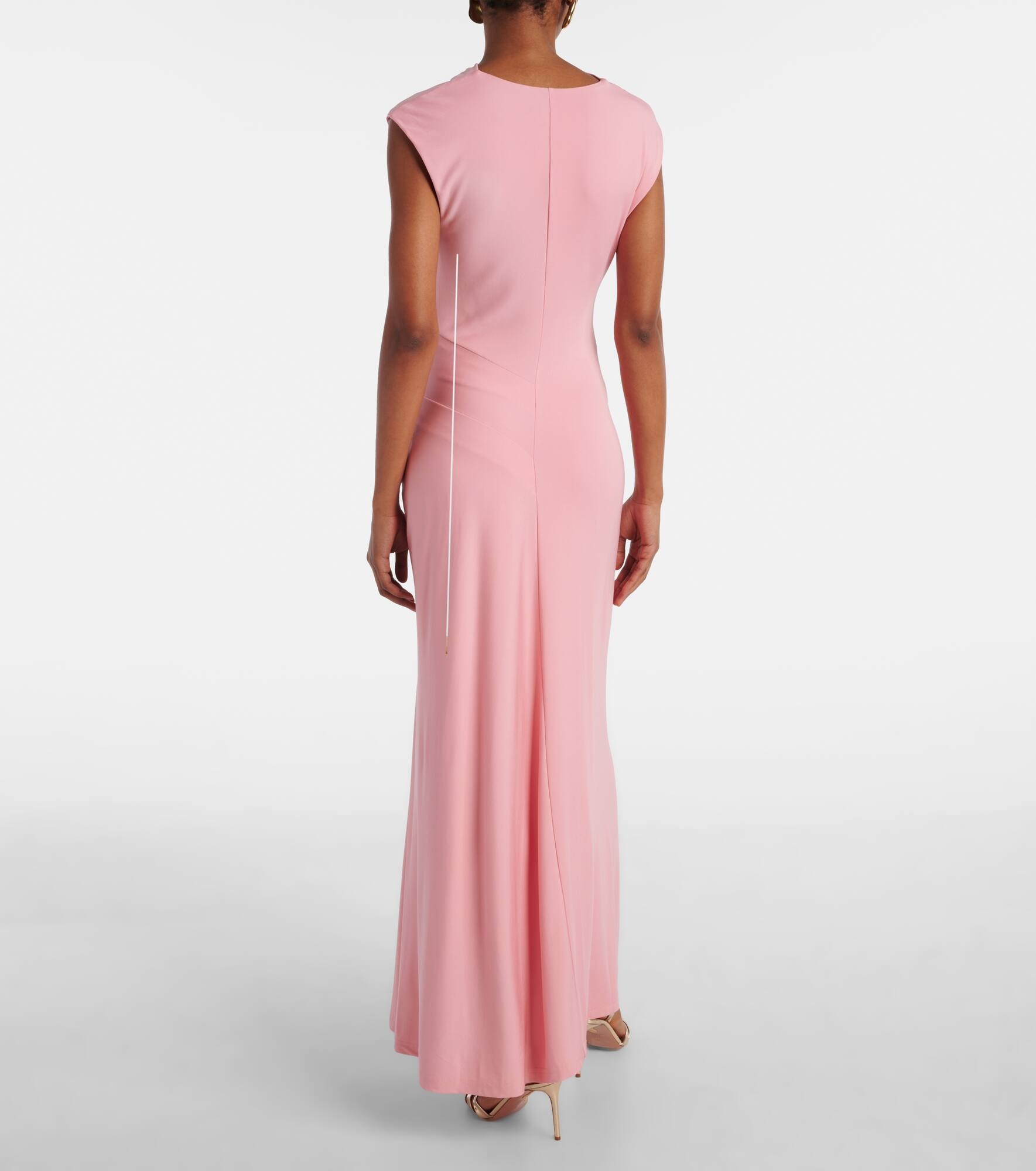 Acacia ruched jersey maxi dress - 3