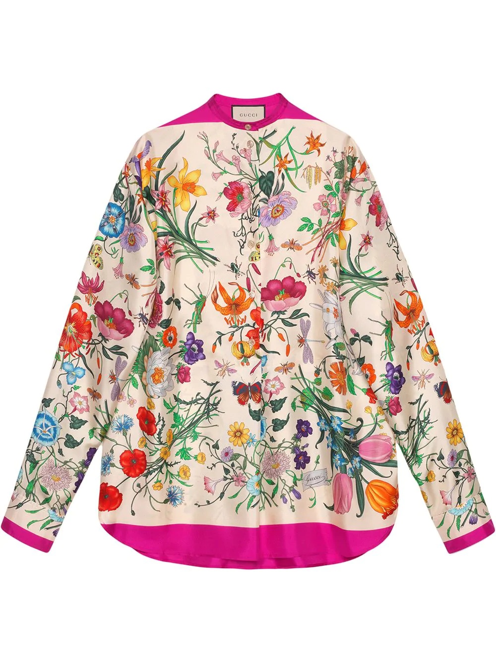 Oversize shirt with Flora print - 1