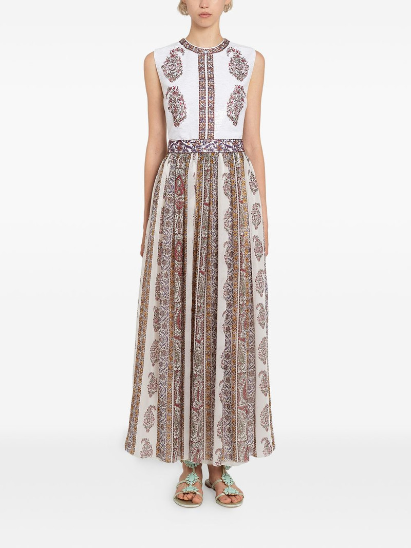 GIAMBATTISTA VALLI patterned sleeveless midi dress outlook