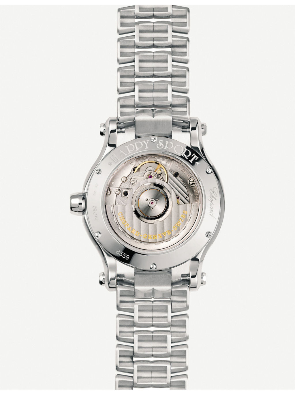 278559-3002 happy sport stainless steel and diamond watch - 3