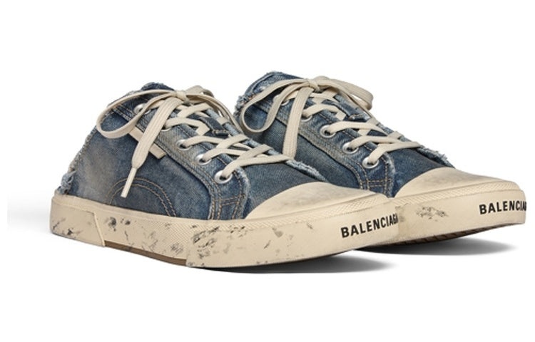 Balenciaga Paris Mule in 'Blue' 693953W3RCL4090 - 3