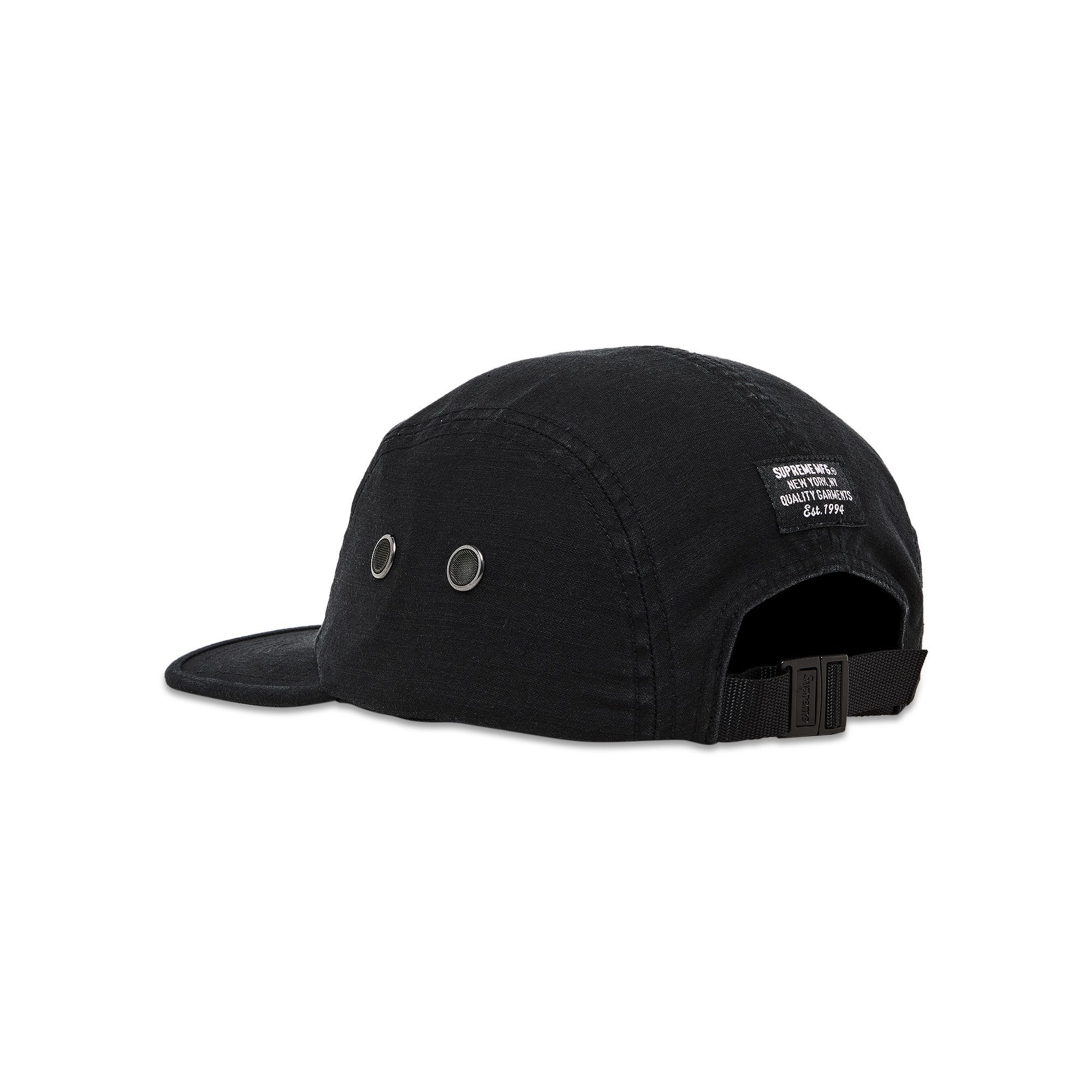 supreme camp cap コットン　ブラック Supreme シュプリーム 2024SS Coated Denim Camp Cap コーテッド