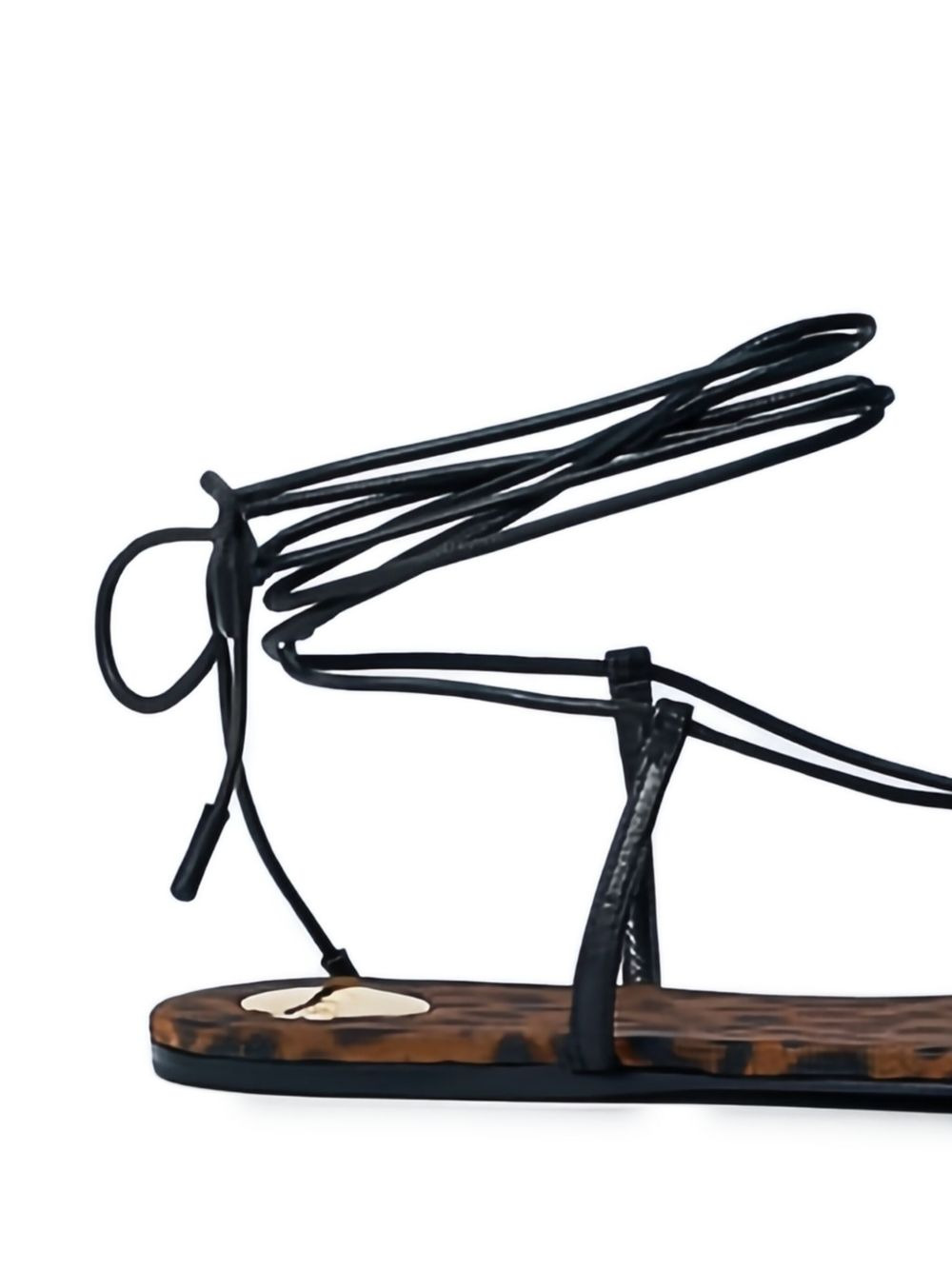 Babylone lace-up flat sandals - 2