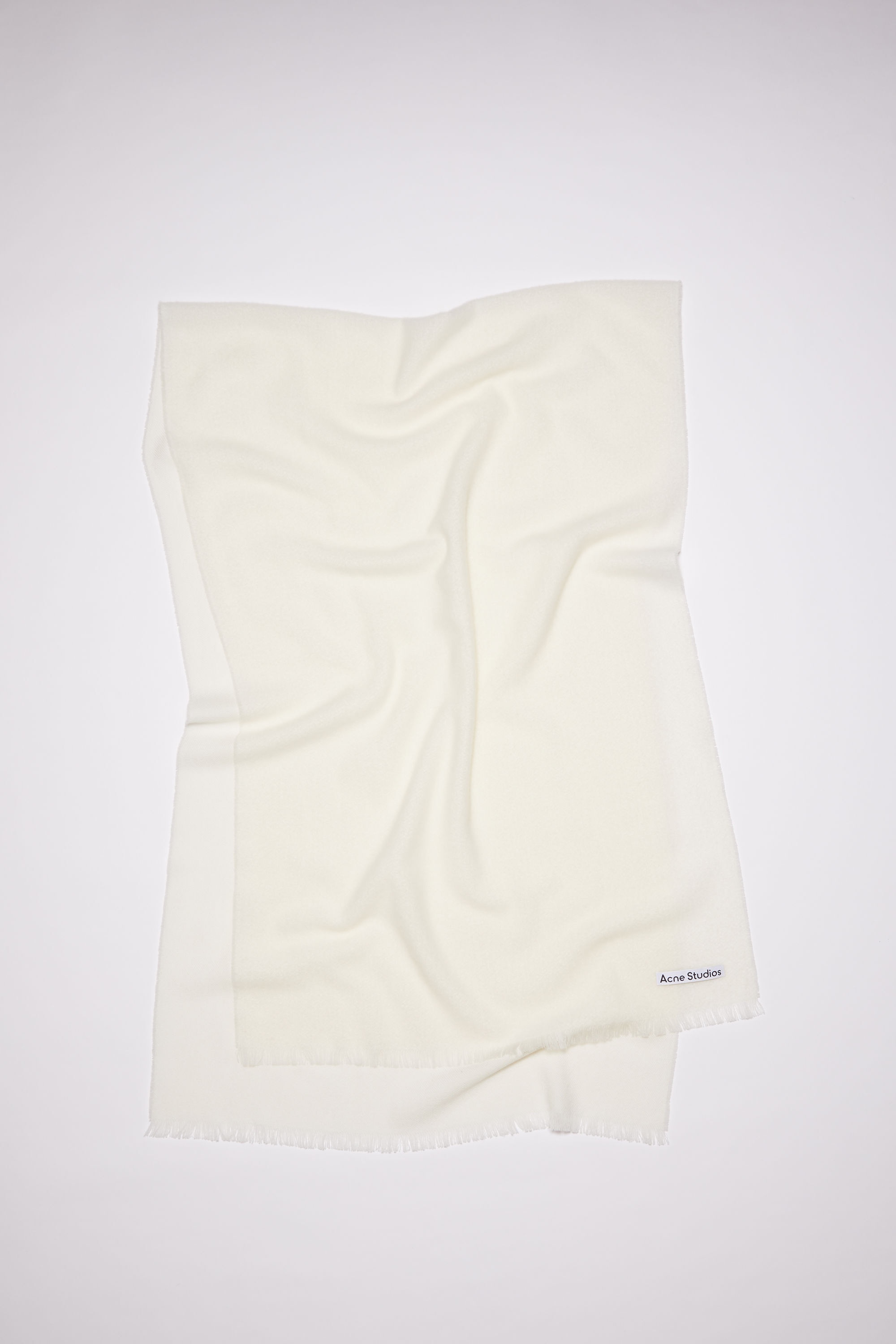 Soft wool scarf - Cream beige - 1