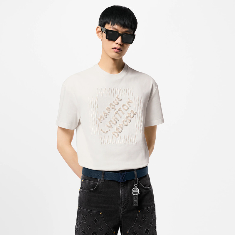 Embroidered Signature Cotton T-Shirt 2