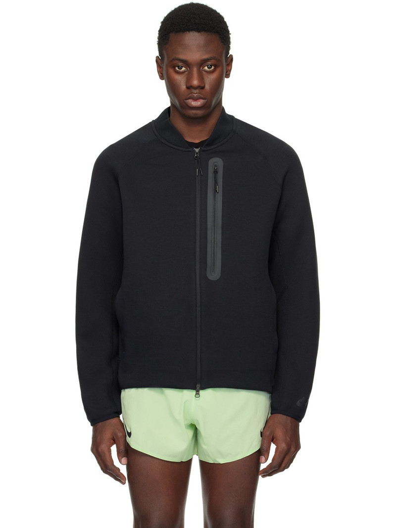 Black Zip Sweatshirt - 1