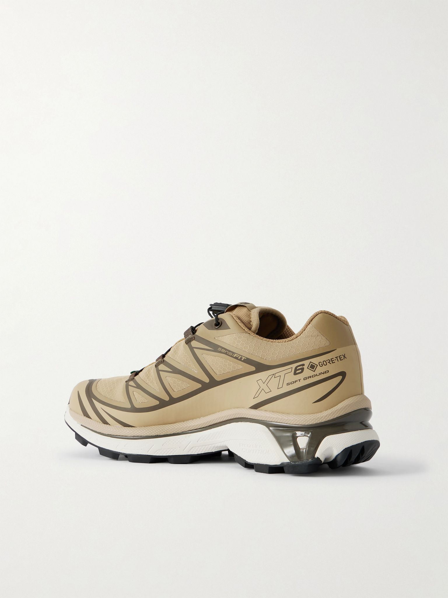 XT-6 TPU-trimmed GORE-TEX mesh sneakers Taupe - 3