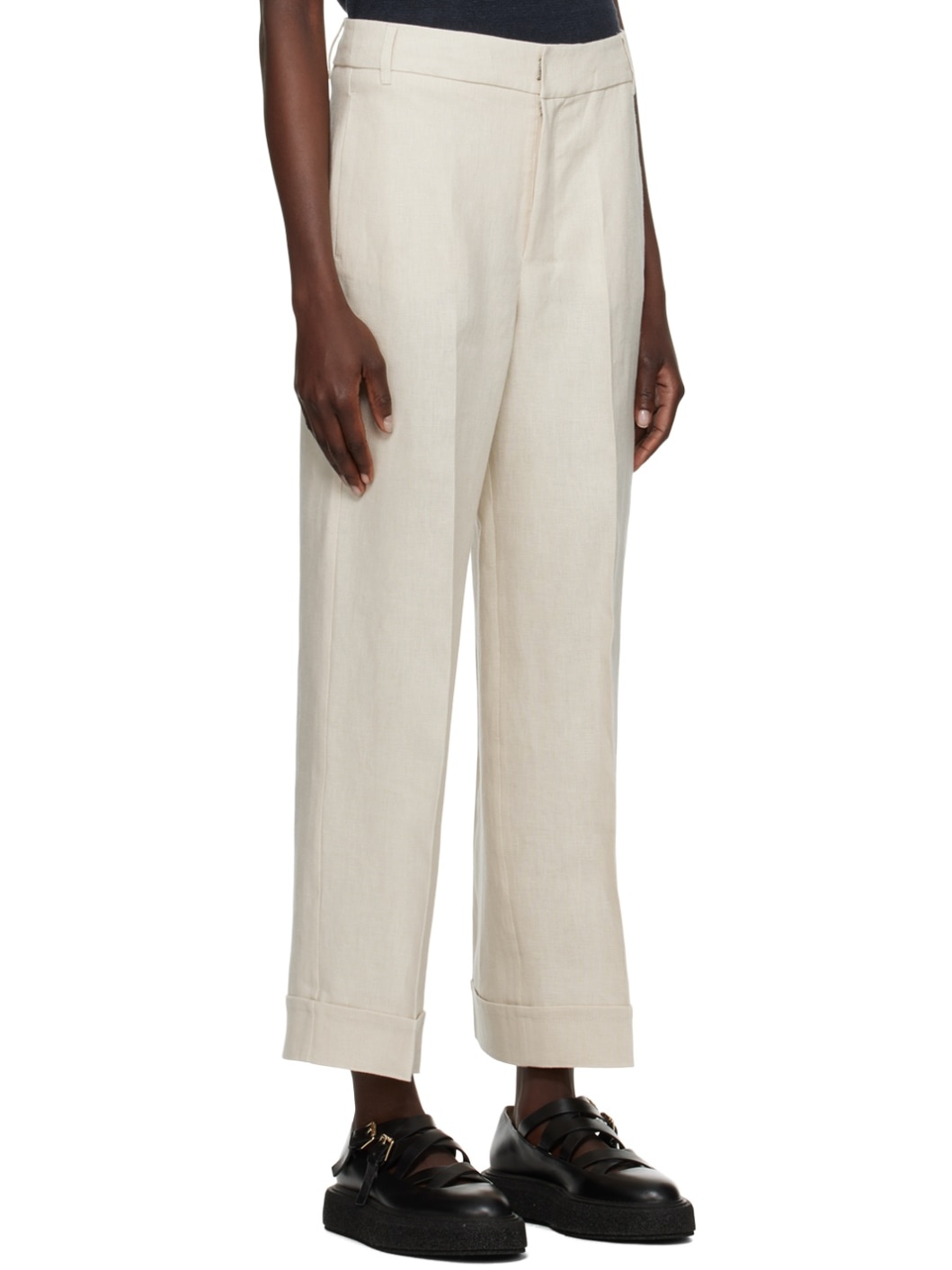 Beige Salix Trousers - 2