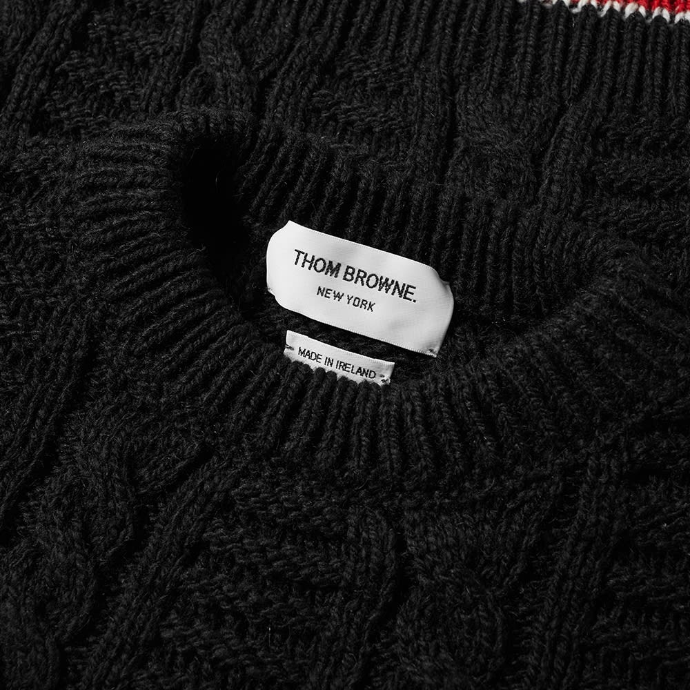 Thom Browne Mohair Mix Donegal Crew Knit - 2