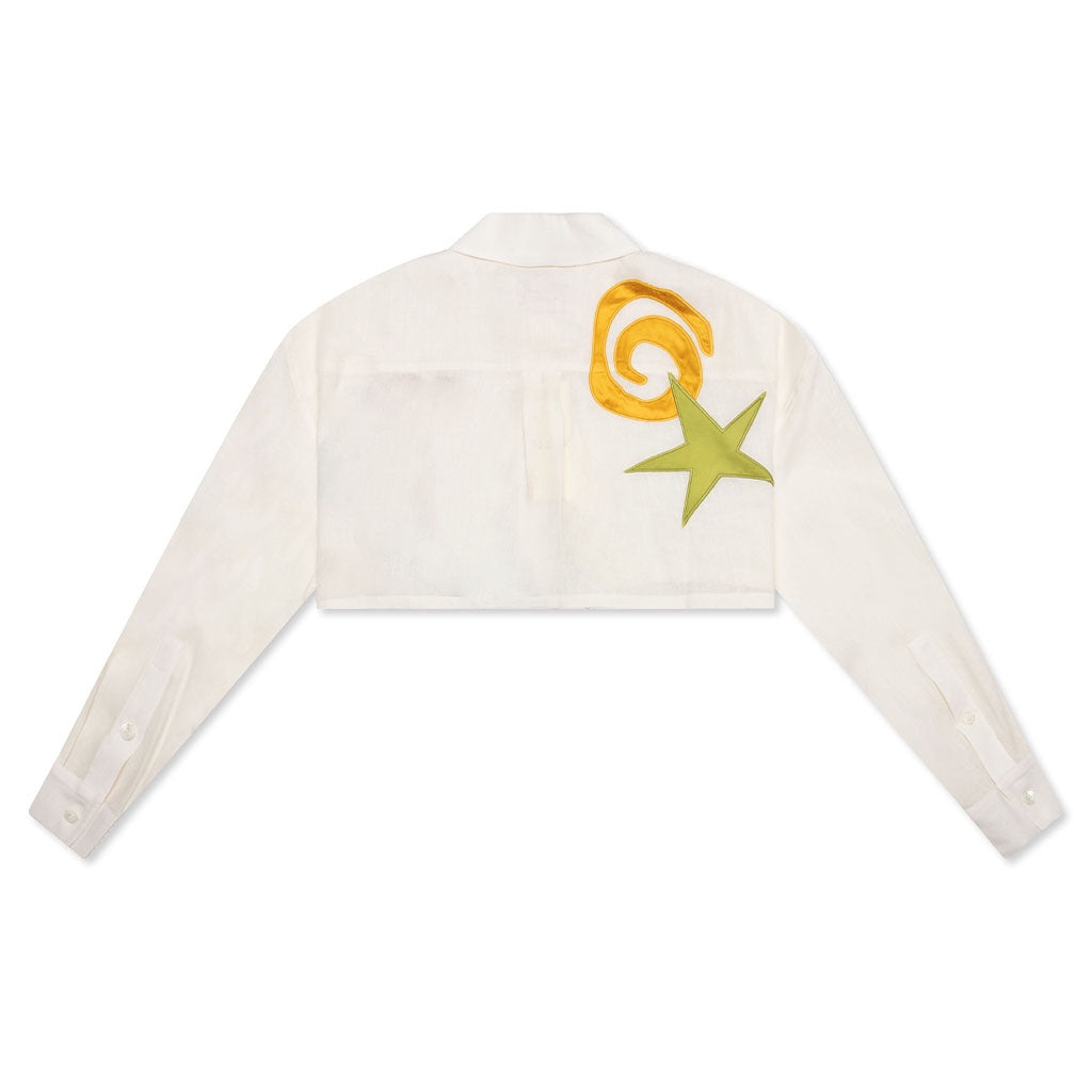 MARNI X NO VACANCY INN WOMEN'S SHIRT - LIMESTONE - 2